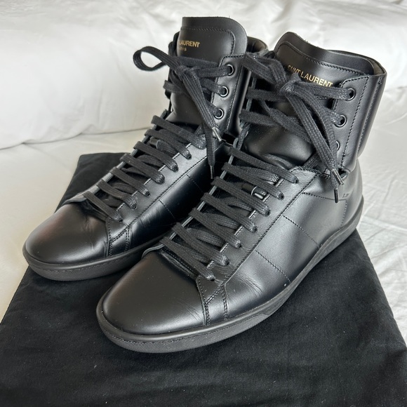 Saint Laurent Men's High Top Sneaker SL/01H Size 41